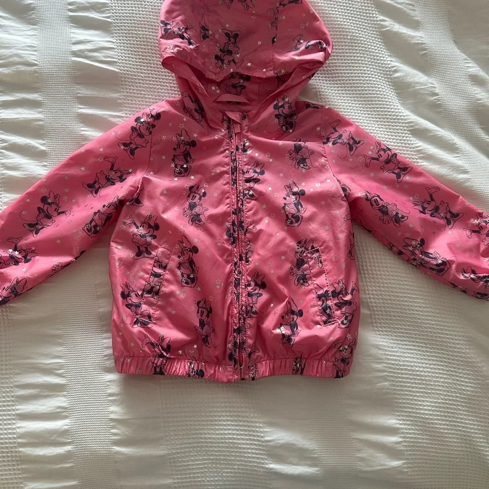 GAP x Disney | Minnie Mouse Pink Raincoat | size 3T